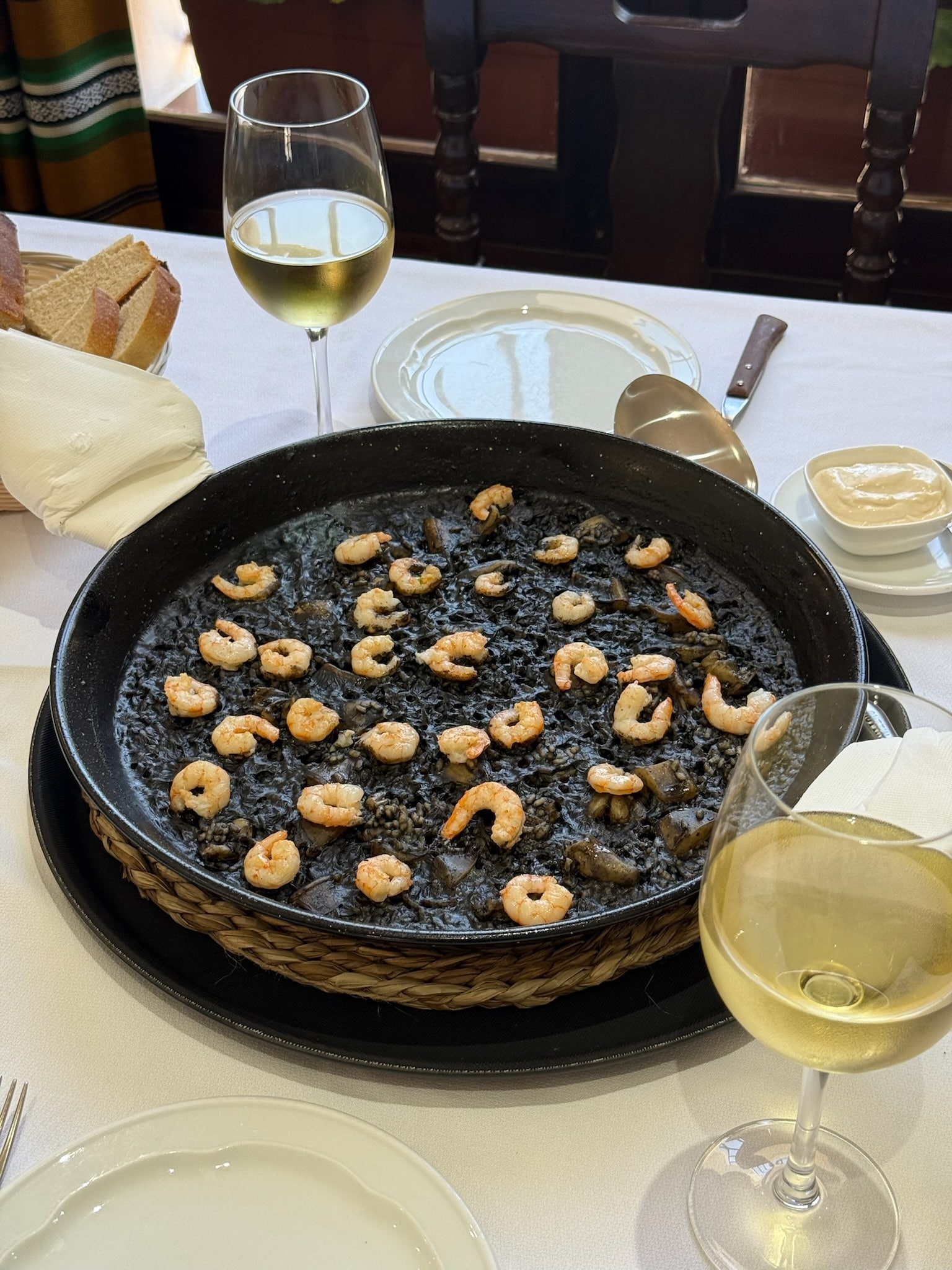 Arroz del domingo hecho al momento en el cortijo