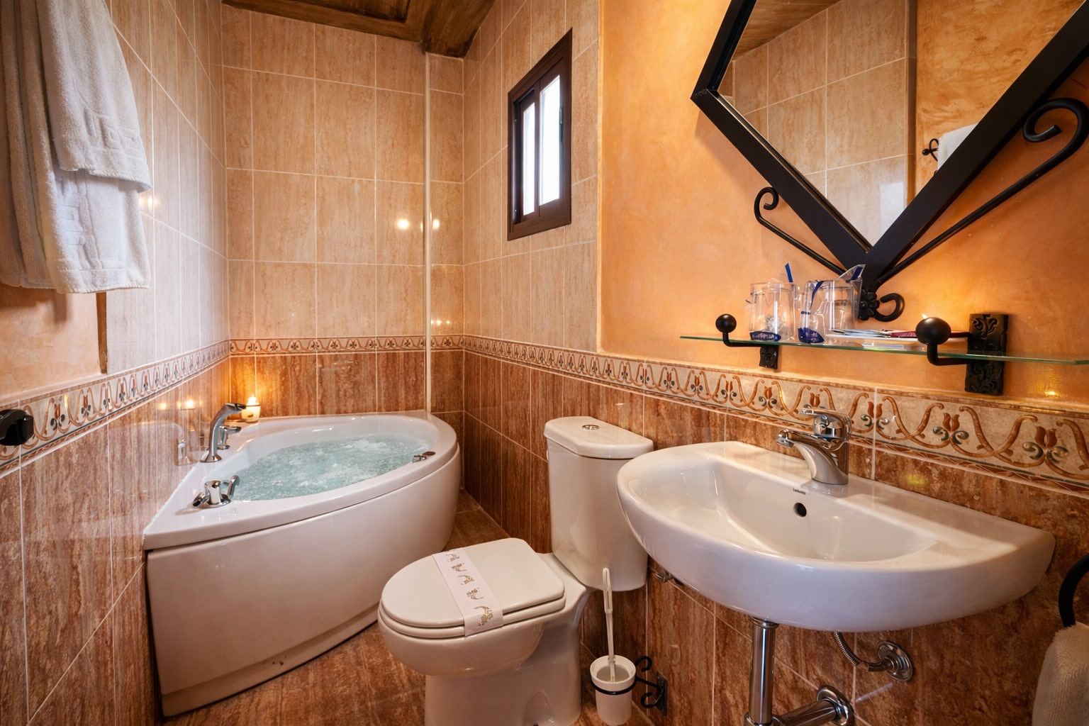 Bañera de hidromasaje privada
